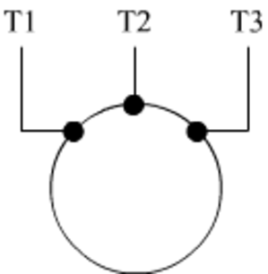 Three phase  A C motor